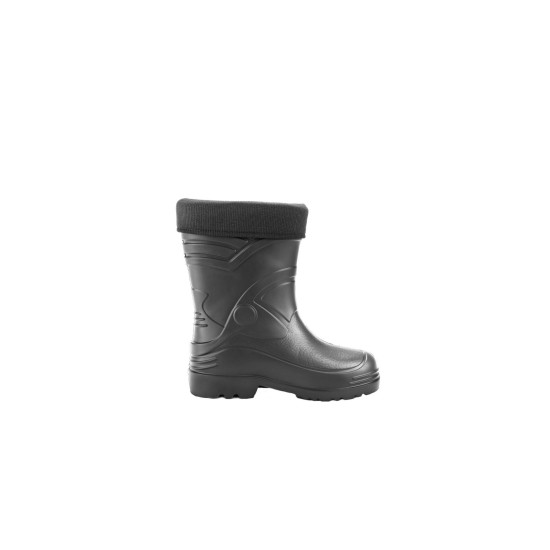 CIZME EVA CU SOSETA BARBATI WELLINGTONS NEGRU # 034