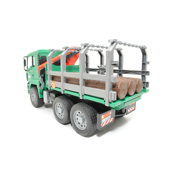 CAMION FORESTIER MAN CU MACARA DE INCARCARE BRUDER # 02769