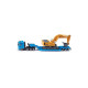 Jucarie Siku, camion cu remorca si excavator Liebherr, 1:87, 58x104x320 mm # 1847