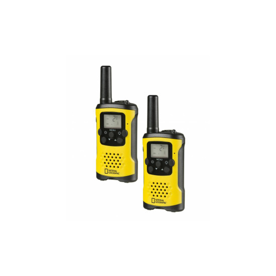 SET 2 BUC FM WALKIE TALKIE RAZA 6 KM NATIONAL GEOGRAPHIC # 9111450