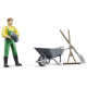 SET FIGURINA AGRICULTOR CU ACCESORII BRUDER # 62610