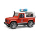 MASINA DE POMPIER LAND ROVER CU POMPIER BRUDER # 02596