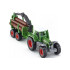 Jucarie Siku, tractor cu remorca forestiera, 1:87, 147x38x96 mm # 1645