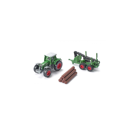 TRACTOR CU REMORCA FORESTIERA SIKU # 1645