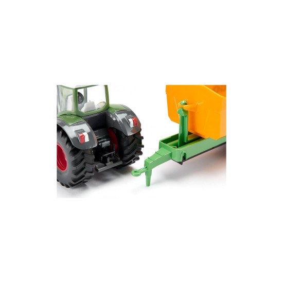 Jucarie Siku, tractor Fendt cu remorca, 1:50, 405x141x65 mm # 1989