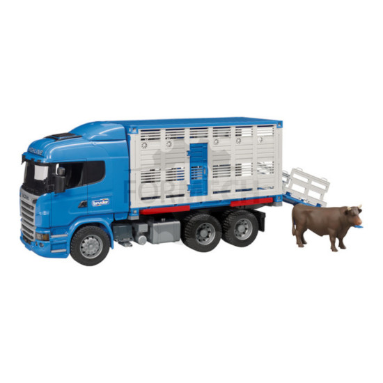 Jucarie Bruder, camion transport animale Scania seria R # 60003549