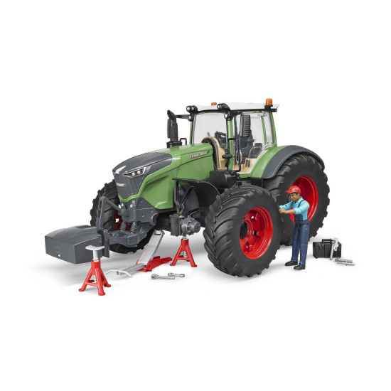 Jucarie Bruder, tractor Fendt 1050 Vario cu mecanic si echipament pentru atelier, 1:16, 456x198x225 mm # 04041