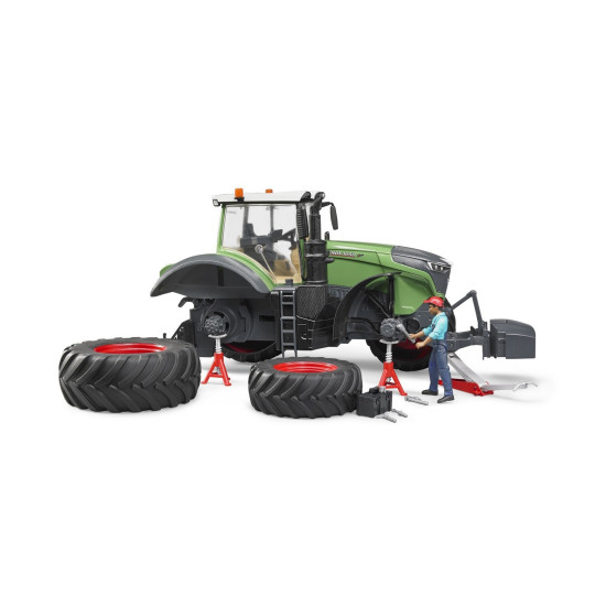 Jucarie Bruder, tractor Fendt 1050 Vario cu mecanic si echipament pentru atelier, 1:16, 456x198x225 mm # 04041