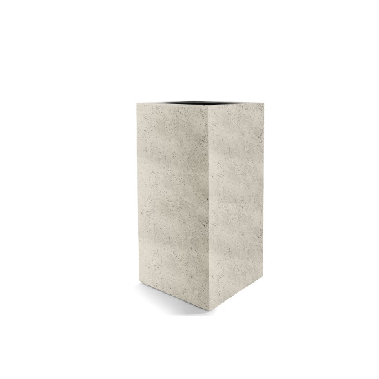 GHIVECI GRIGIO HIGH CUBE 100 ALB # F1642