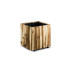 GHIVECI MARRONE ACACIA CUBE 51 CU ROTI  # F471WA